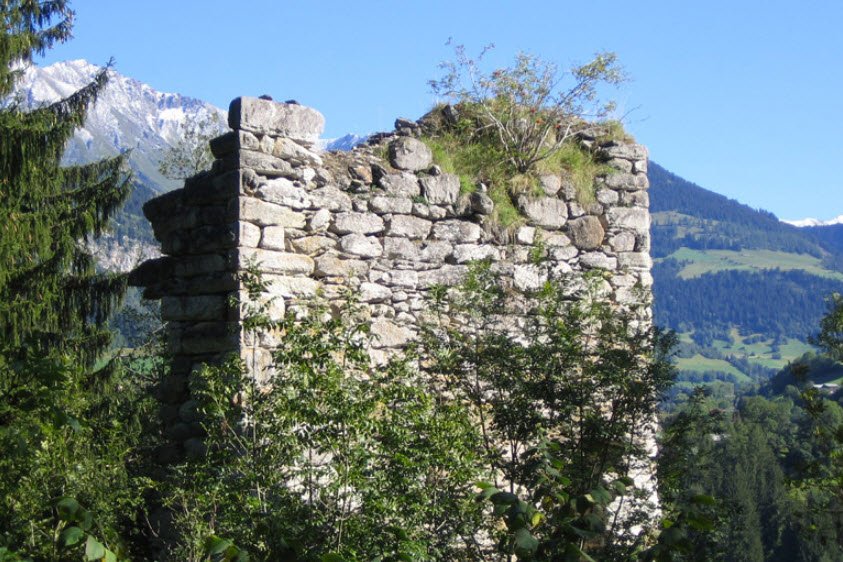 Burgruine Grüneck, Ilanz/Glion, Switzerland, Switzerland